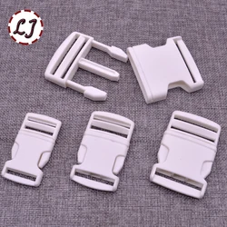 New arrived Webbing Dual Adjustable Arched Buckle for Luggage Hiking Camping Bags backpack buckles white 25mm/32mm/36mm/50mm