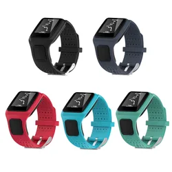 Square Silicone Watch Strap Band rubber bracelet replacement for TomTom Runner 1 Series &TomTom Multi-Sport GPS Sport Watchbands