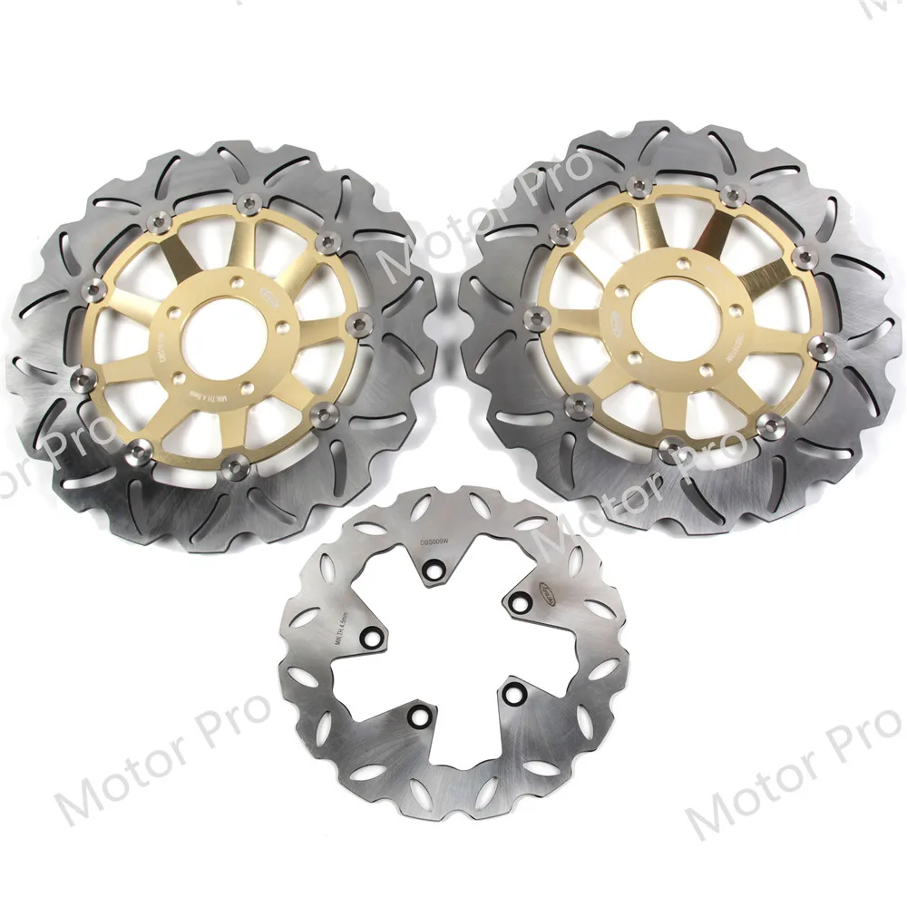 

For Suzuki GSX 1200 INAZUMA 1999 2000 2001 2002 Front Rear Brake Disc Disk Rotor Kit Motorcycle GSX1200 RF900 RF900R GSF BANFIT