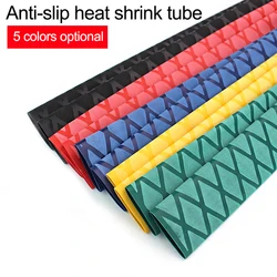 Anti-SLIP Heat ShrinkหลอดสำหรับตกปลาRod DIYฉนวนกันความร้อน 5 สี 1M 15/18/20/22/25/28/30/35/40/50 มม.