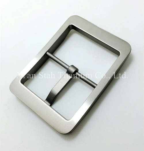 Pure Titanium Male Men's Belt Pin Buckle Antiallergic High Quality Light Weight 37g/pc for Belt Narrow than 38mm