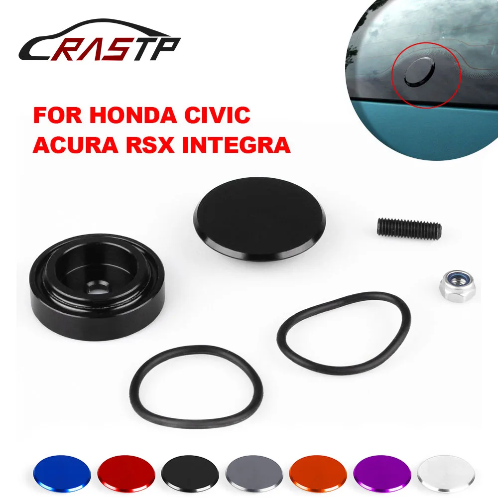 

RASTP-Hot Selling 1 Set Aluminum Car Rear Wiper Delete Kit Plug Cap For Honda Universal Car Accessories RS-ENL016