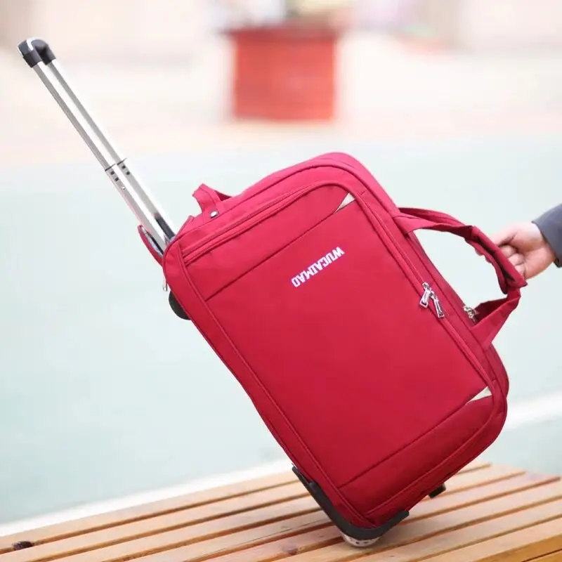 New Women Rolling Suitcase Fashion Waterproof Luggage Bag Thicken Trolley Luggage Travel bag Men Travel Luggage carry on Wheels