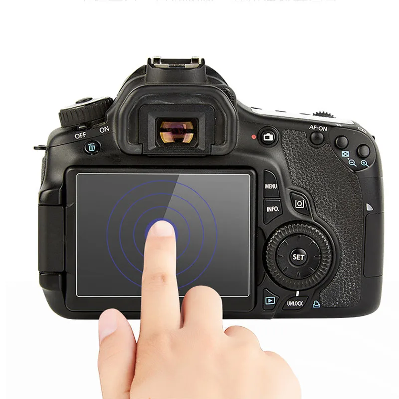 واقي للشاشة من الزجاج المقسى للكاميرا لـ Canon 1ds Mark III 5D Mark II 5Ds Mark Iv 5DS 6D Mark II