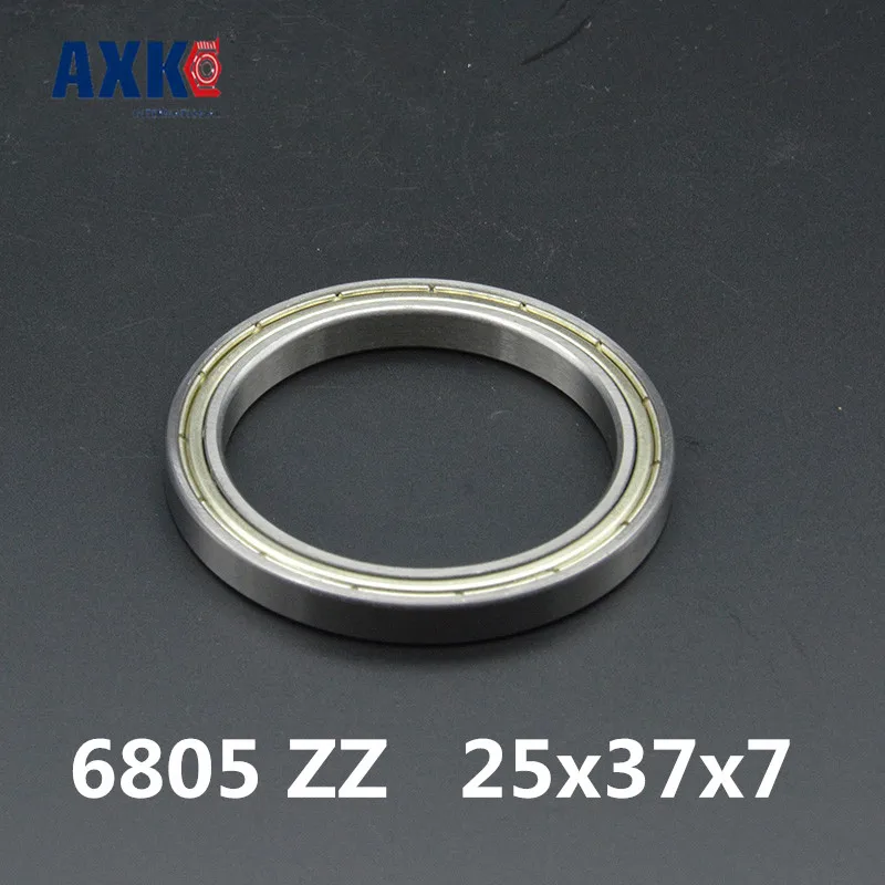 

2023 New Real Rolamentos Rodamientos Ball Bearing 6805 Zz Abec-1 (10pcs) 25x37x7 Metric Thin Section Bearings 61805z 6805zz