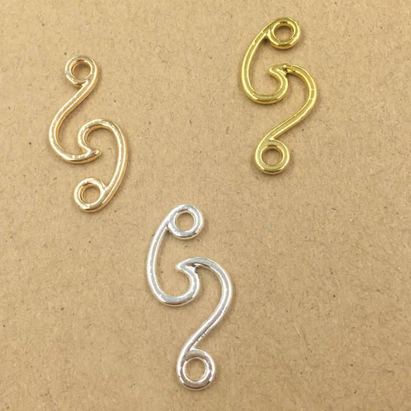 

Retro Filigree Metal Charms Connector Linkers Crafts for Fashion Statement Earring Hanging Dangle Earrings Pendant Making