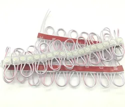 20pcs/lot LED Module 1W IP65 Waterproof DC12V Commercial Advertising led module light box with lens 180 degree injection