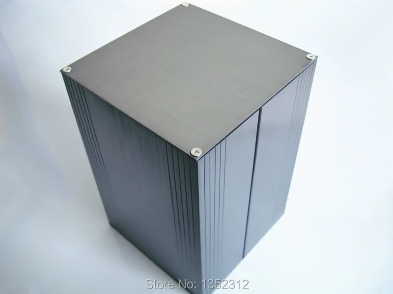 136*136*200m square cut aluminum box for electrical project power amplifer box PCB shell Junction outlet control switch box