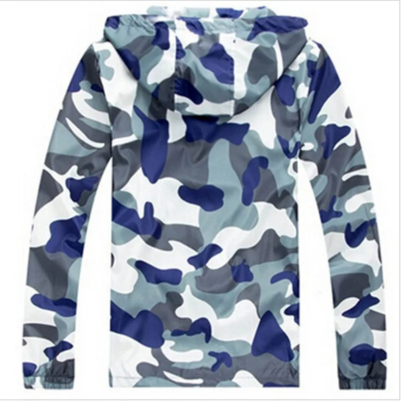 2024 Spring Autumn Fashion High Quality Men Jacket Coats, Male Causal Hooded Camouflage Jacket, Thin Windbreaker Zipper