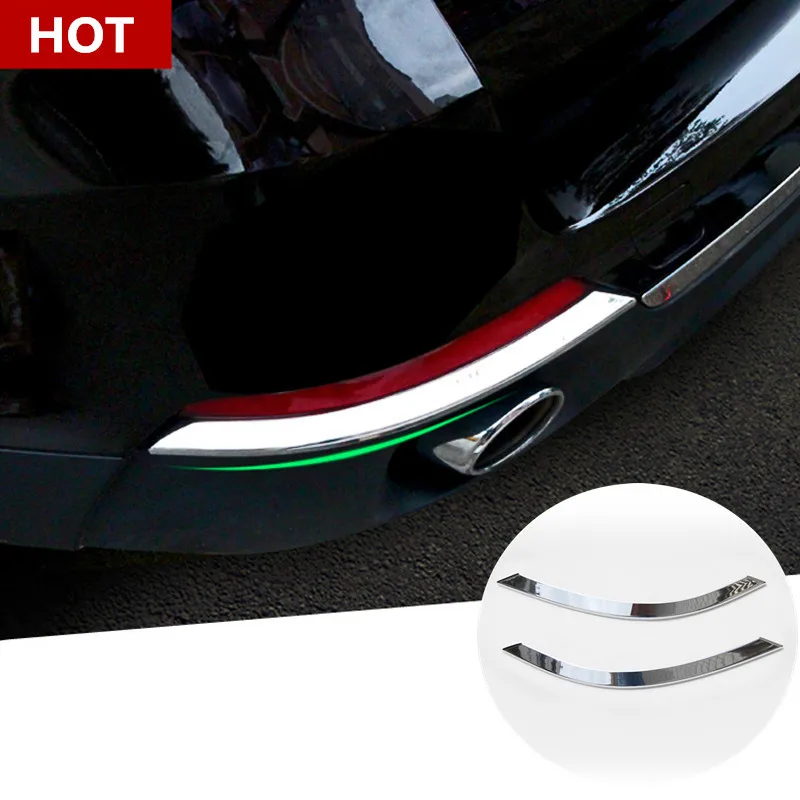 ABS Chrome Rear Tail Fog Light Lamp Cover Trim For BMW X5 F15 2014-2018 2pcs Car Decoration Car Accesories Interior