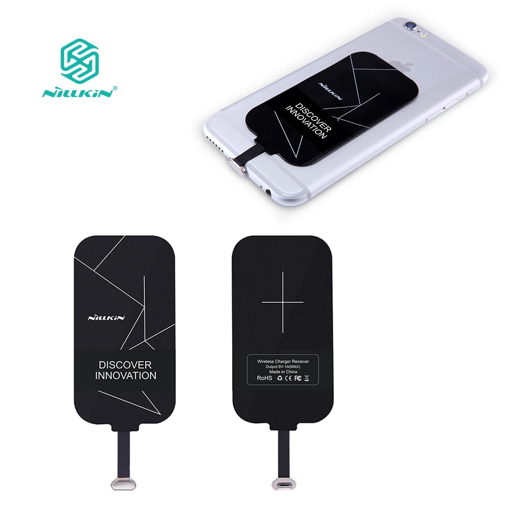 NILLKIN Magic Tags Wireless Charging Receiver Micro USB/Adapter Type C For iPhone 5S SE 6 6S 7 Plus For Samsung S7 For OnePlus 7