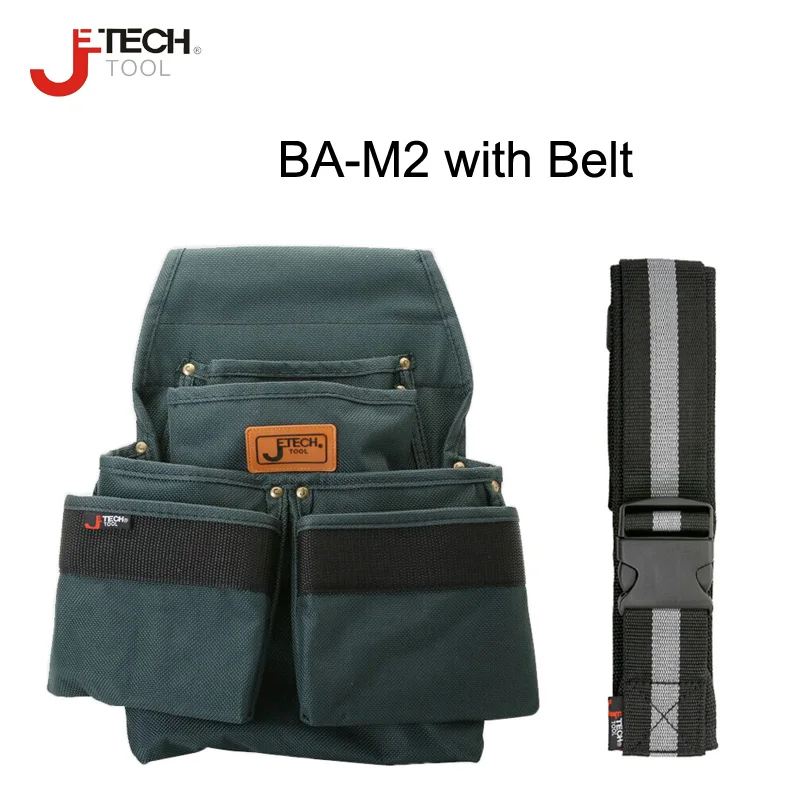 Jetech professional electricians waist tool bag pouch storage organizer holder tools with tool belt hardware thick cloth bags