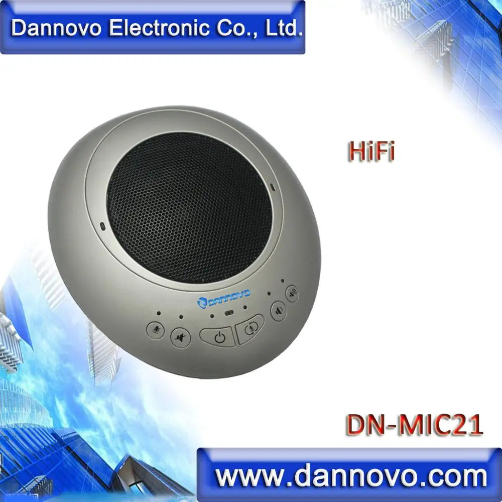 DANNOVO USB Speakerphone, Omni-directional Microphone, HiFI, Eco Cancellation,for Windows,MAC,Skype,Lync