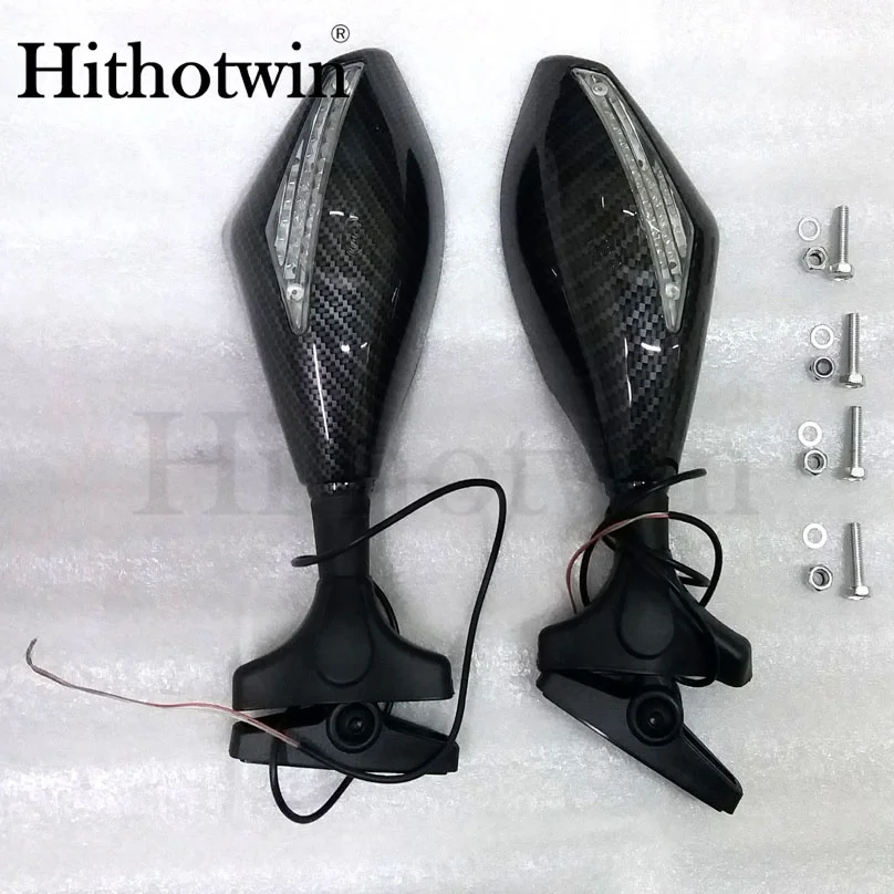 

ZZR 400 1991 1992 1993 1994 1995 1996 1997 1998 зеркало заднего вида для мотоцикла с поворотным светом для Kawasaki ZZR400 2007-1991