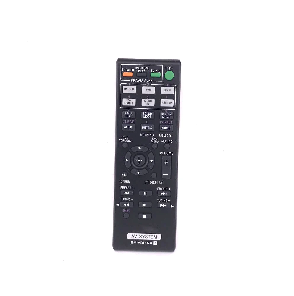 Nova Substituição Para Sony RM-ADU078 Audio/Video Receiver Controle Remoto DAVDZ170 DAVDZ175 HBDDZ171 DAVDZ171 HBDDZ170 HBDDZ175