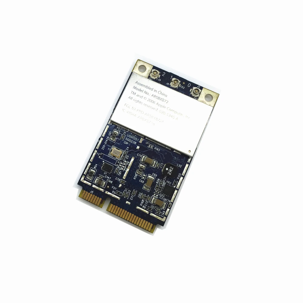 

Для AR5008 AR5418 AR5BXB72 802,11 a/b/g/n Wifi Беспроводная 300 Мбит/с WLan мини PCI-E карта