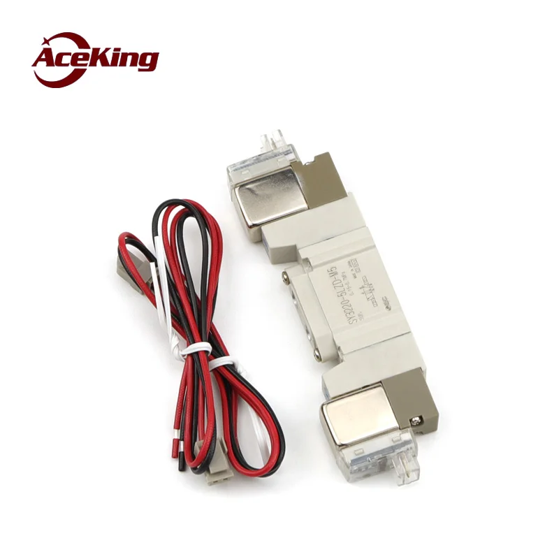 AceKing cylinder knitting machine two-position five-way solenoid valve SY3220-5LZD-M5 air pump with high frequency control valve