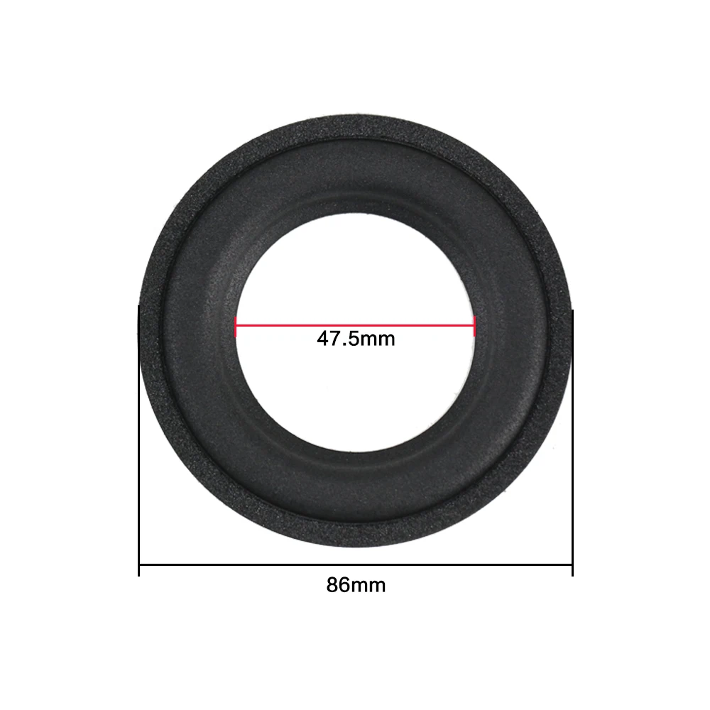 Ghxamp 3 بوصة 86 مللي متر ل JBL الذهاب اللعب مكبر الصوت رغوة إصلاح المحيطي تعليق المتكلم اكسسوارات الإسفنج الدائري لتقوم بها بنفسك 2 قطعة