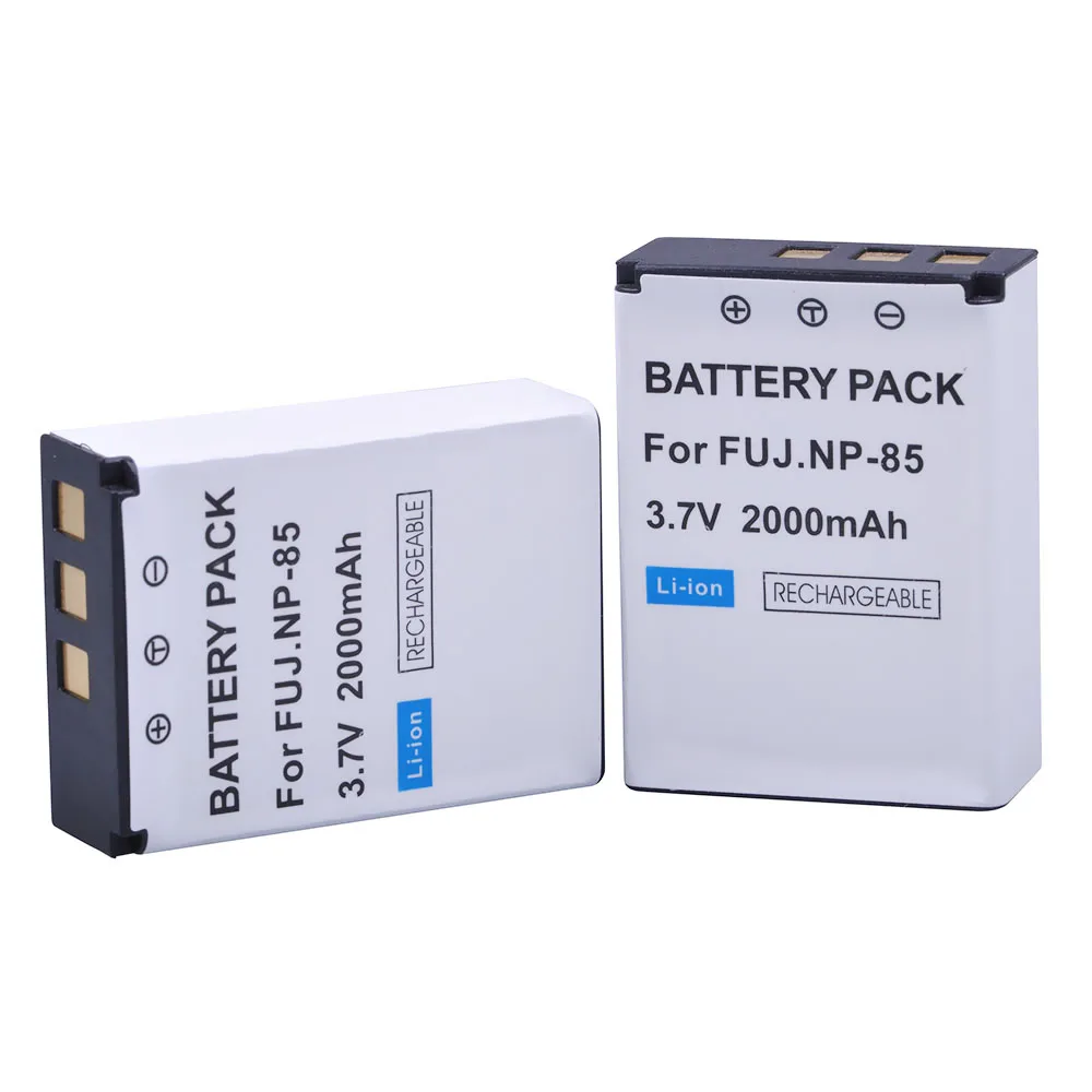 

Batmax 2pc Bateria NP-85 NP85 NP 85 Batteries for Fujifilm S1 SL1000 SL240 SL245 SL260 SL280 SL300 Cameras