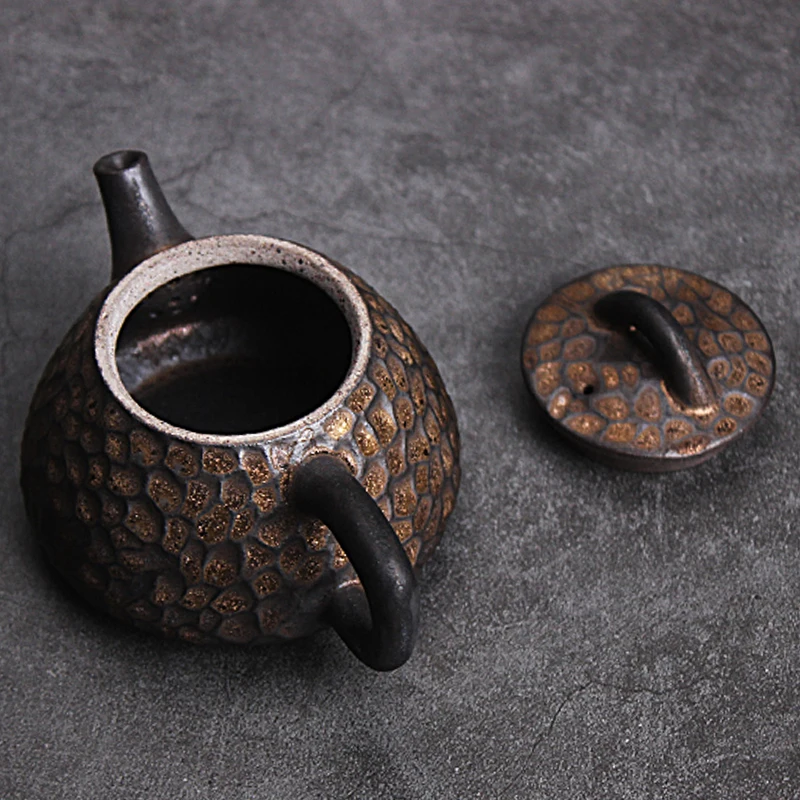 LUWU-Vintage Ceramic Teapot and Kettle Set, Japanese Tea Pot, 175ml