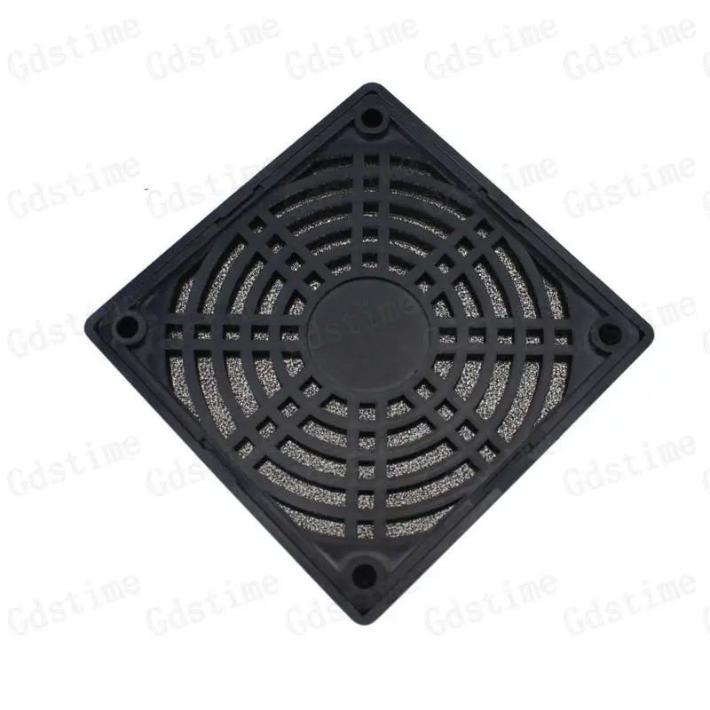 100 Pcs Gdstime 80mm 8cm 3-inch Machine DC Fan Case Dustproof Dust Grill Plastic Filter 80x80mm Fans Cover