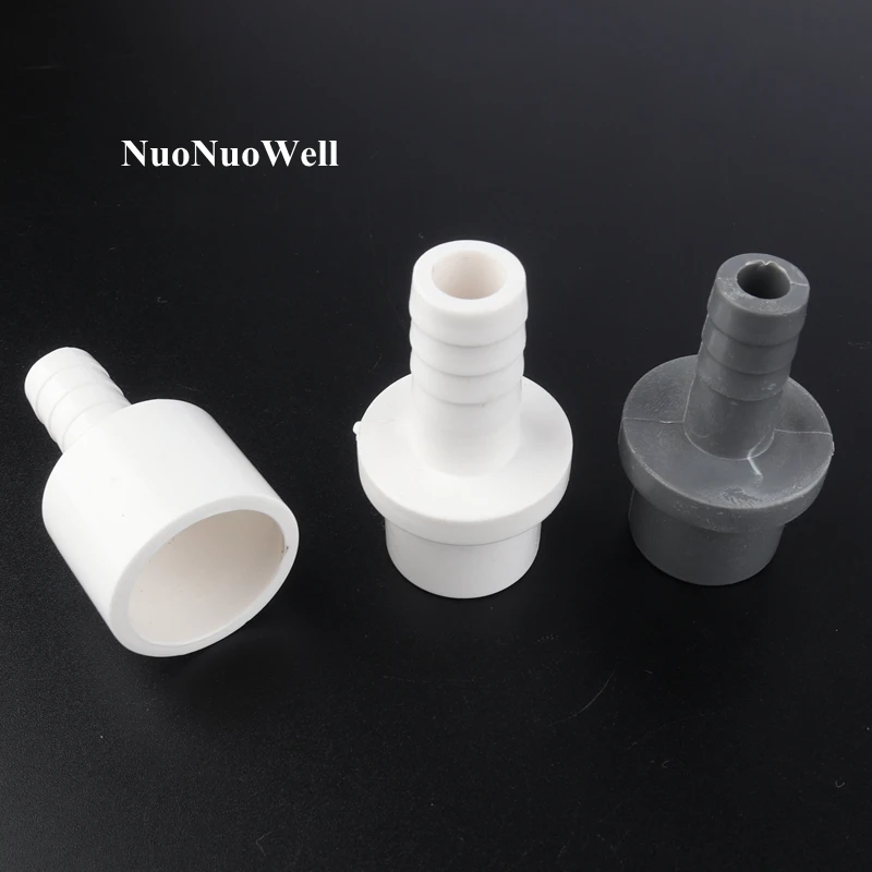 5pcs PVC 20 25mm To 5~20mm Pagoda Joints Garden Irrigation Fittings Water Pipe Connectors Aquarium Tank Tools Fountain Adapter