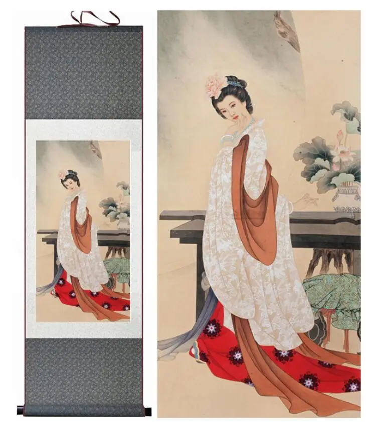 

Traditional Chinese pretty girls painting Home Office Decoration beautifull women painting