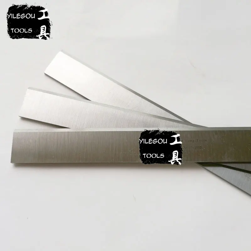 4 Pieces HSS Electric Planer Blades 3*30*410mm W4 High-speed Steel Planer Blades 410mm Length Woodworking Planer Saw Blades