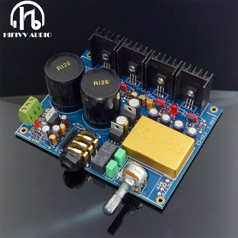 A1 Headphone Amplifier DIY Kit Chassis Amplifier Module Based Beyerdynamic BD139 BD140