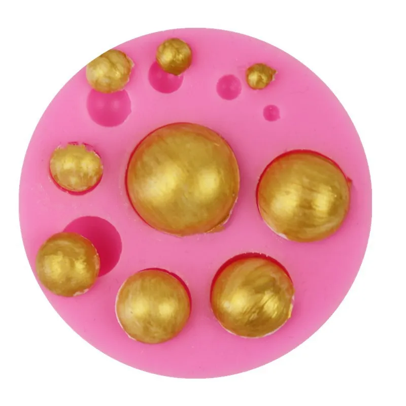 Free shipping ten ball pearls cooking tool Fondant Gum Paste Mold Cake Decorating Clay Resin sugar Candy DIY Sculpey