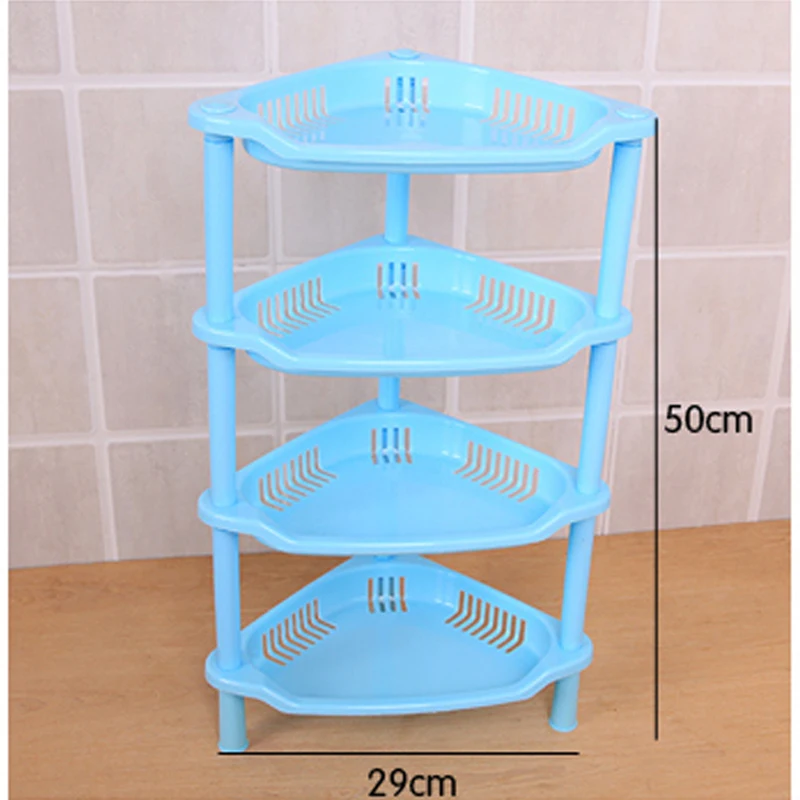 New Arrive Cute Four-Layer Mini living room Shelf Storage Rack hierarchical classification kitchen organizer dish rack ZL301