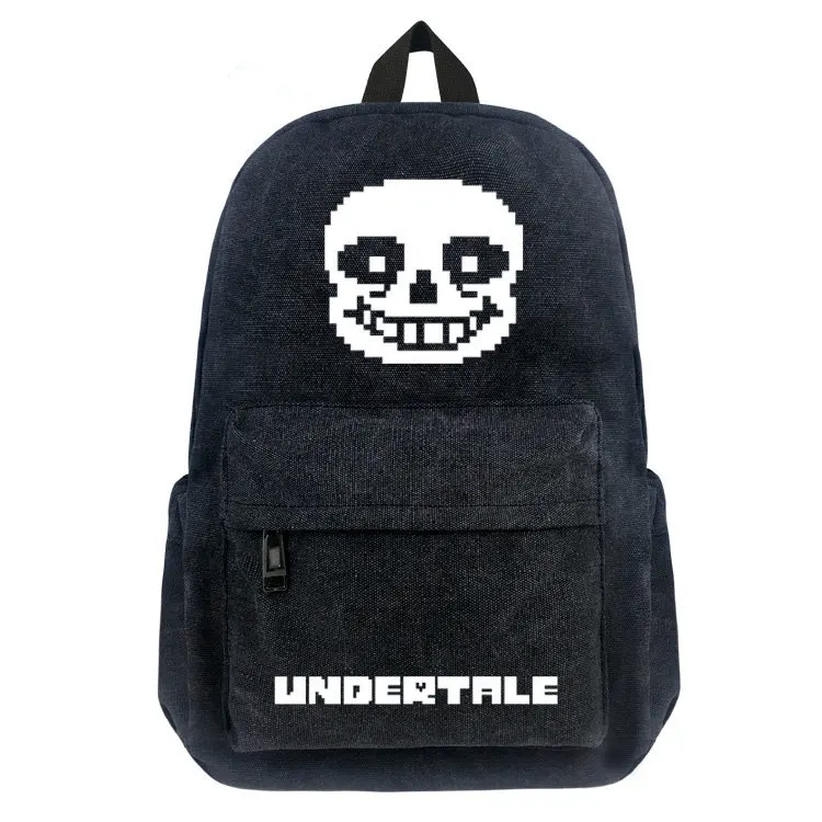 Anime Undertale Backpack Teenage Girls Boys Student Bookbag Sans Papyrus Cartoon mochila Men Laptop Shoulders Bags Travel Bag