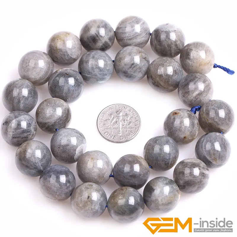 Round Labradorite Stone Beads Natural Stone DIY Loose Bead For Jewelry Making For Bracelet Making Strand 15inch Necklace