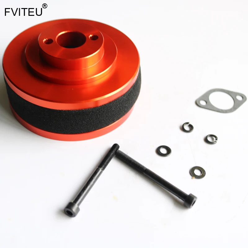 FVITEU CNC Metal air filter including air filter sponge For 1/5 Losi 5ive T Rovan LT King Motot X2