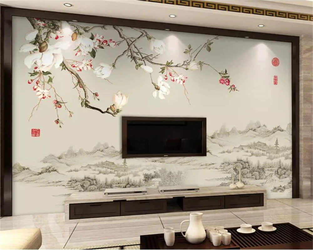 3D photo wallpaper orchid mural bedroom living room sofa TV background wall flower 3d wallpaper behang papel de parede