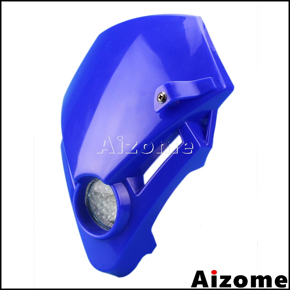 Enduro Motocross LED Head Light Mini Motorcycle Headlight Fairing Dual Sport Supermoto Lamp For GASGAS TXT PRO EXC GSX ZXR CBR