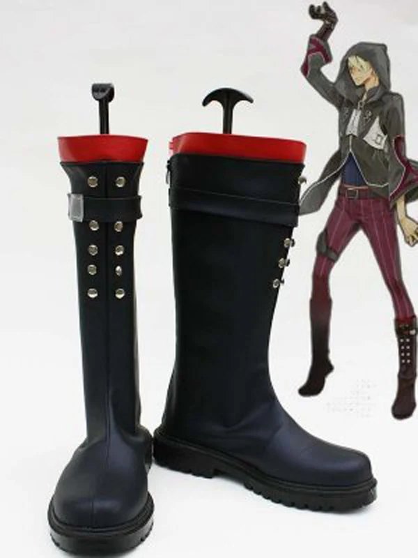 Unlight Librarian Salgado Halloween Cosplay Boots Shoes Game Party Cosplay Boots Custom Made for Adult Men Shoes