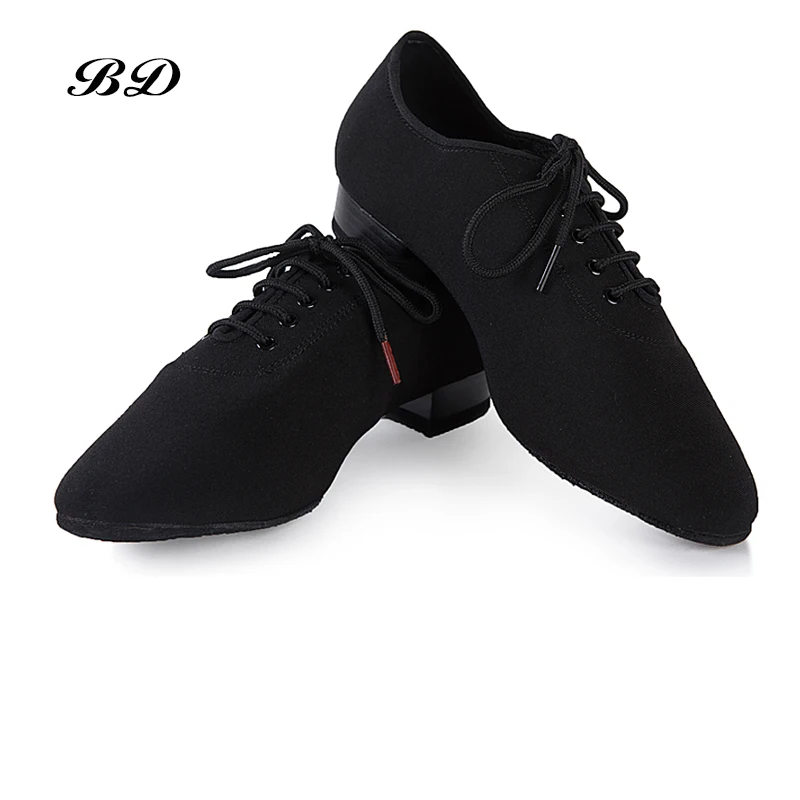 TOP Sneakers MEN SHOES Profession Latin Dance Shoes Ballroom Shoe Modern  Waltz friendship  Premium Oxford Heel 2.5 cm BD 301