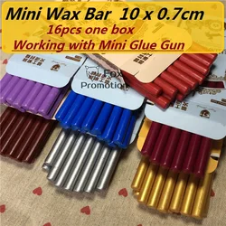 Mini Sealing Wax Stick, Retro Seal Stamp, Vintage Wax Stick, Sellado Sax, High Quality, 16Pcs, Pack