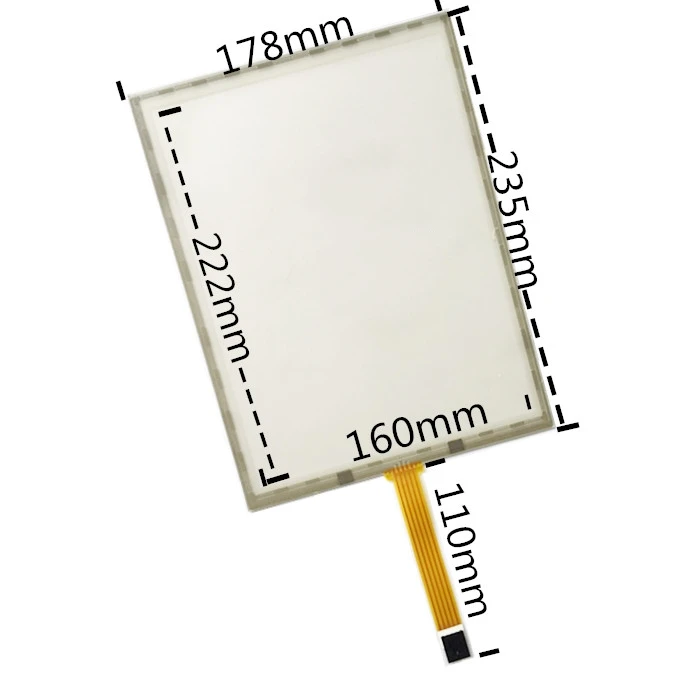 235*178 10.4 inch touch screen 235MM*178MM Five wire