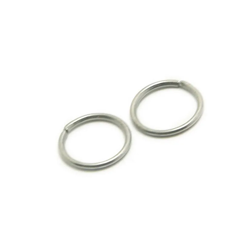 High Quality 0.9*10mm 200pcs/lot Alloy Single Loops Open Jump Rings&Split Rings jewelry findings DIY FQA020-07