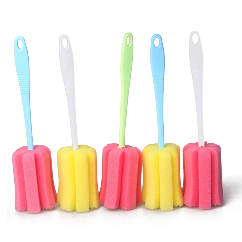 1 pcs New Environmental Cleaning Brushes For Glass Milk Bottle/Family Use Glass Sponge Cup Brush/Brand Cheap Cleaning Brush