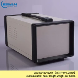 Iron Electronic Project Box Iron Junction Box DIY Instrument Case Plastic Electric Distribution Box 300*180*150mm
