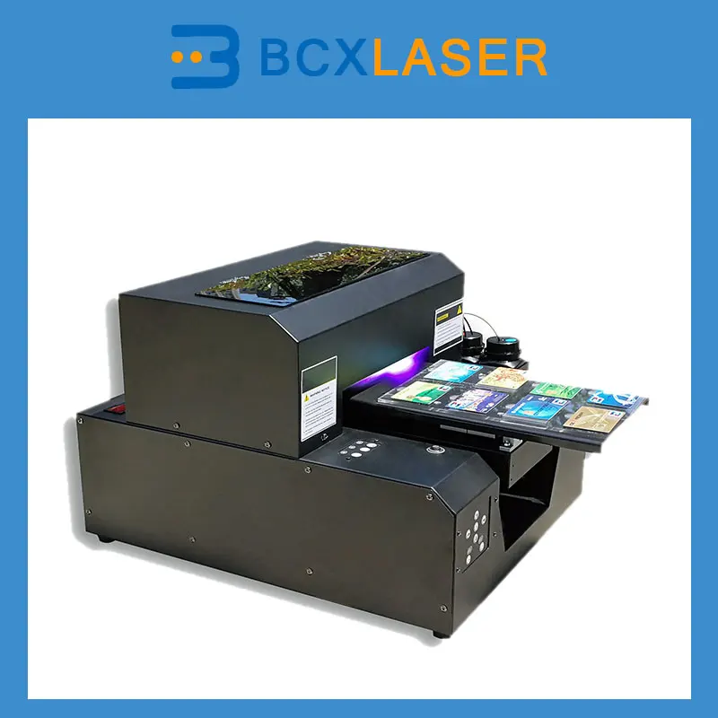 Cabezal de impresión L800 con resolución de 2880 impresión dpi, impresora pequeña A4 UV para carcasa de teléfono móvil, bolígrafo, Impresión de botella de cristal