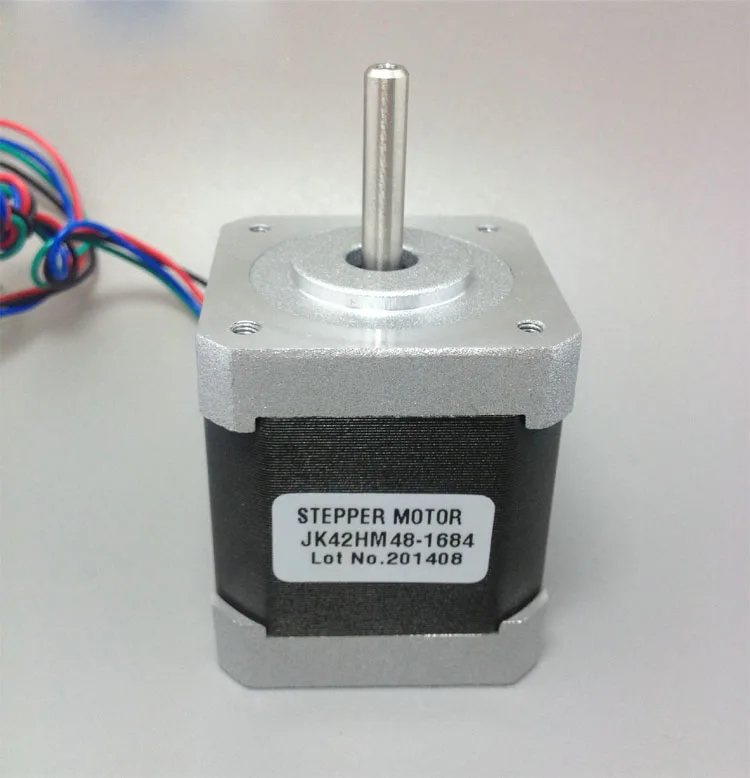 Free shipping 3pcs 42HM48-1684 0.9 degree 42mm 2phase hybrid stepper motor NEMA17 bipolar step motor Single shaft 1.68A CE ROHS