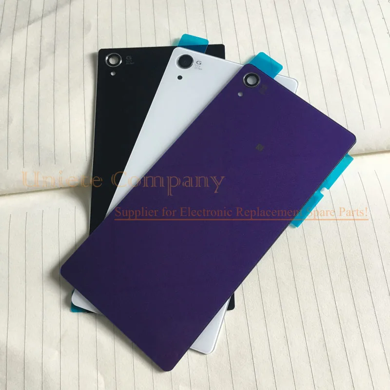 For SONY Xperia Z2 Back Glass L50W D6543 D6503 Rear Battery Cover Door Housing Case Replacement For SONY Xperia Z2 Battery Cover