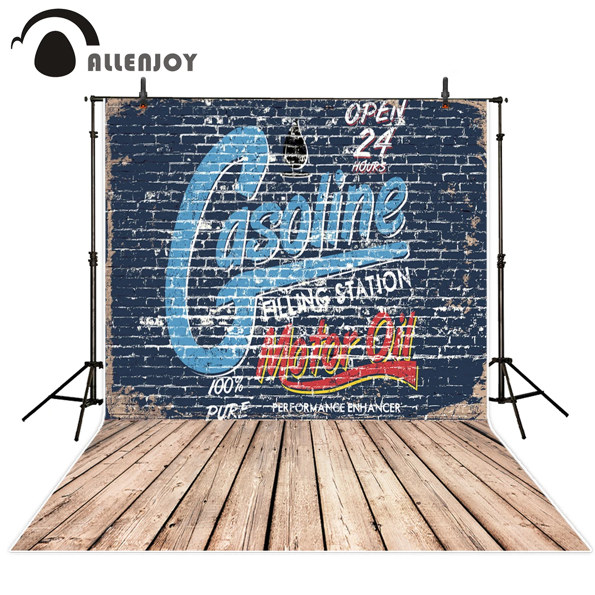 Allenjoy excited photographic background Dark blue Street Personality Creative Graffiti photographic studio camera backdrop