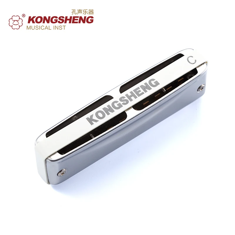 KONGSHENG harmonica 10 holes Diatonic mouth organ Key of C/D/E/F/G/A/Bb Musical Profession Instrument Blues harp for Beginner