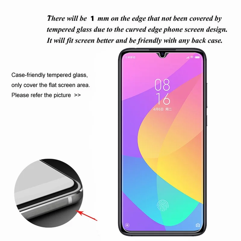 2 in 1 Tempered Glass For Xiaomi Mi A3 A2 9Lite Camera Lens Film Mi9T Cover Screen Protector For xiaomi MiA2 MiA3 CC9 Glass