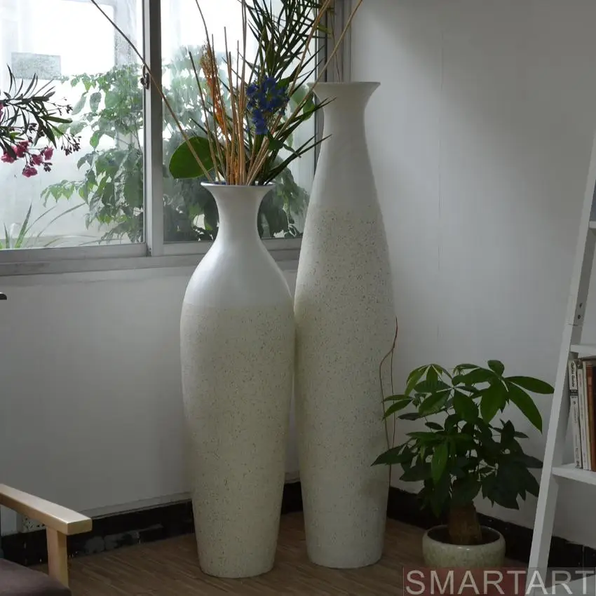 If the SMARTART glass steel mall model room villa Club Project flower vase floor decoration